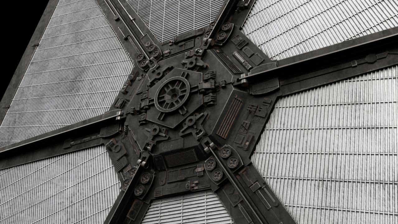 Photorealistic 3D Tie Fighter - detail